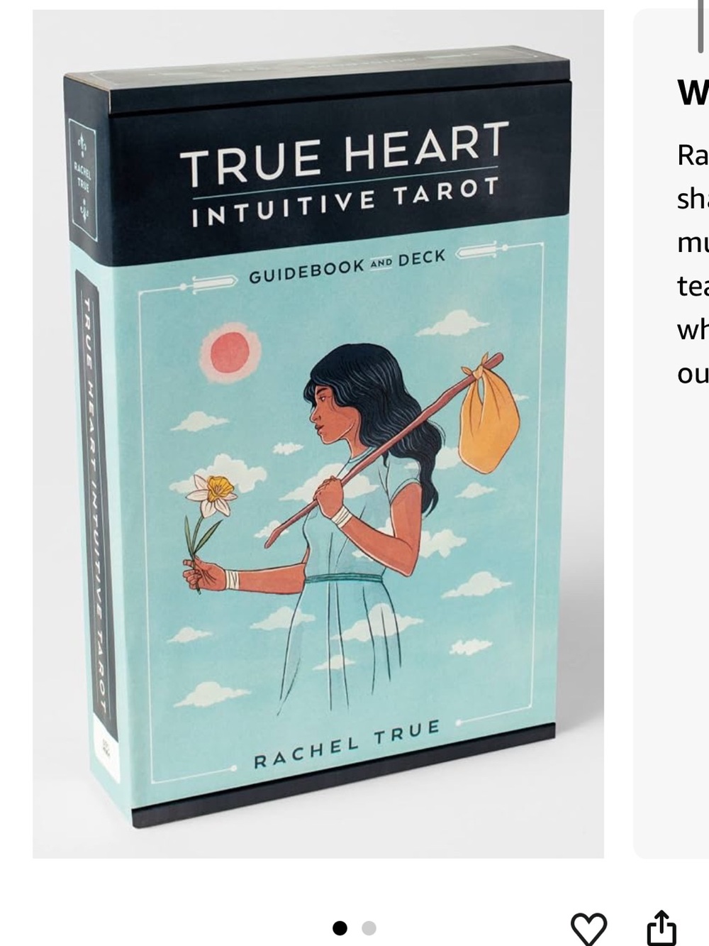 True Heart Intuitive Tarot Guidebook & Deck - Rachel True